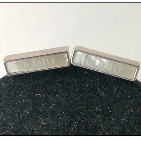 Ted Baker AccessoriesTed Baker Mother ofPearl Silver Tone Cuff Links